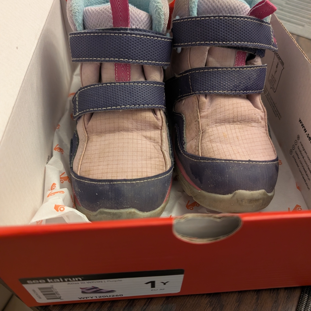 See Kai Run Pink and Blue Kids Boots
